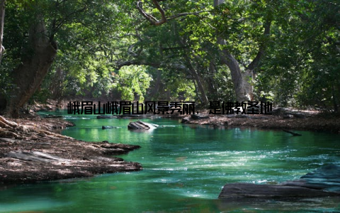 峨眉山峨眉山风景秀丽, 是佛教圣地