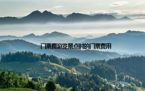 – 门票费游览景点时的门票费用