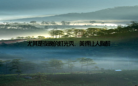 尤其是夜晚的灯光秀, 美得让人陶醉