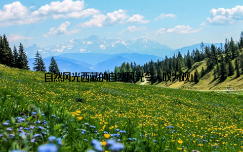 自然风光西藏的自然风光令人叹为观止