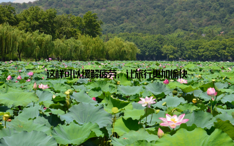 这样可以缓解疲劳, 让旅行更加愉快