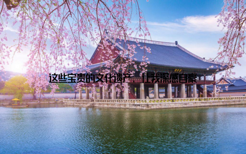 这些宝贵的文化遗产, 让我深感自豪