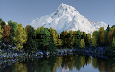 在浙江旅游, 让你畅游无忧