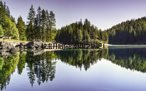 快来开启你的韩国之旅吧!