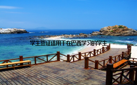 学生签证适用于在巴西学习的学生